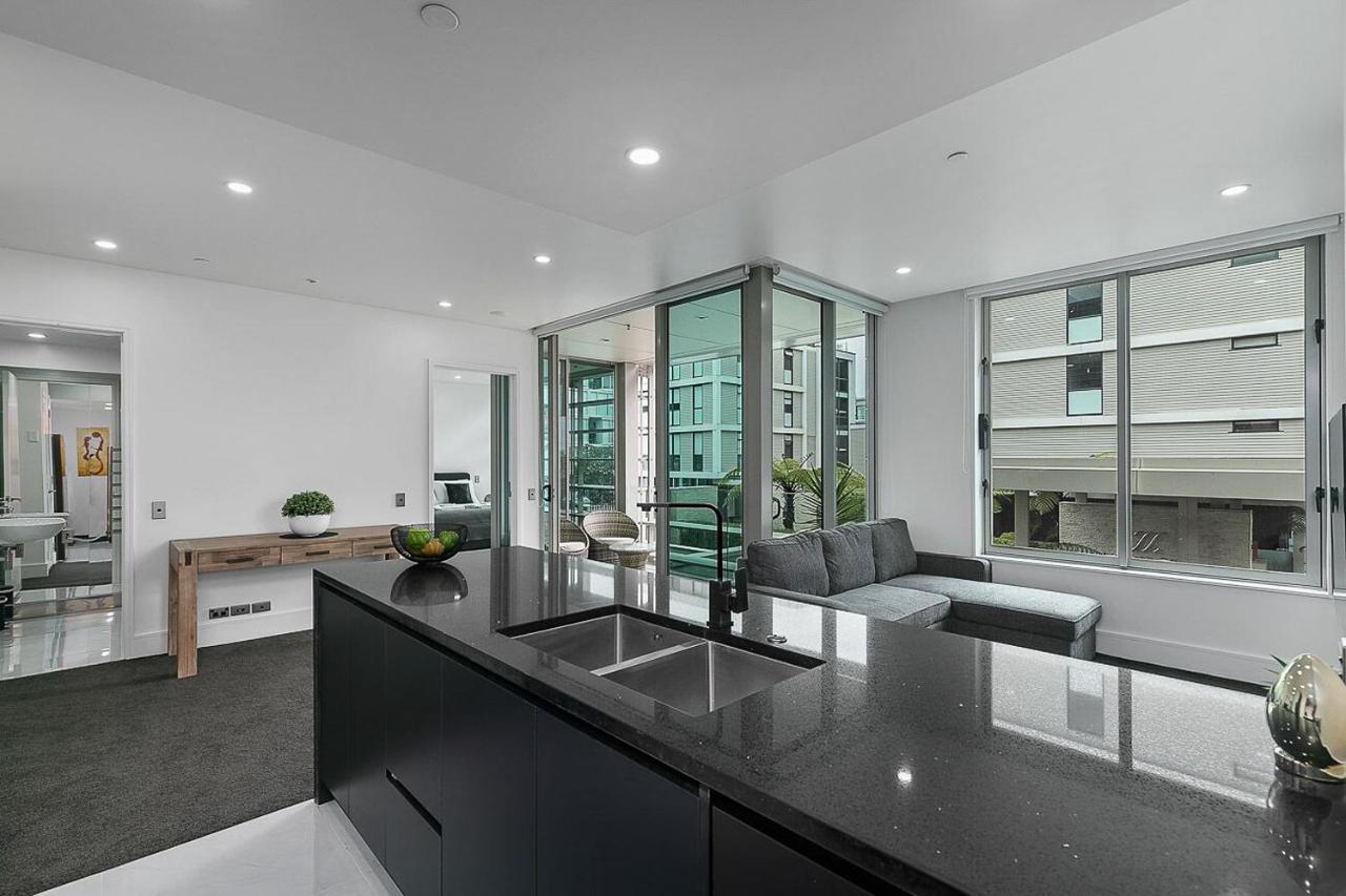 Qv Upscale Modern Viaduct Apt With Parking - 965 Auckland Buitenkant foto